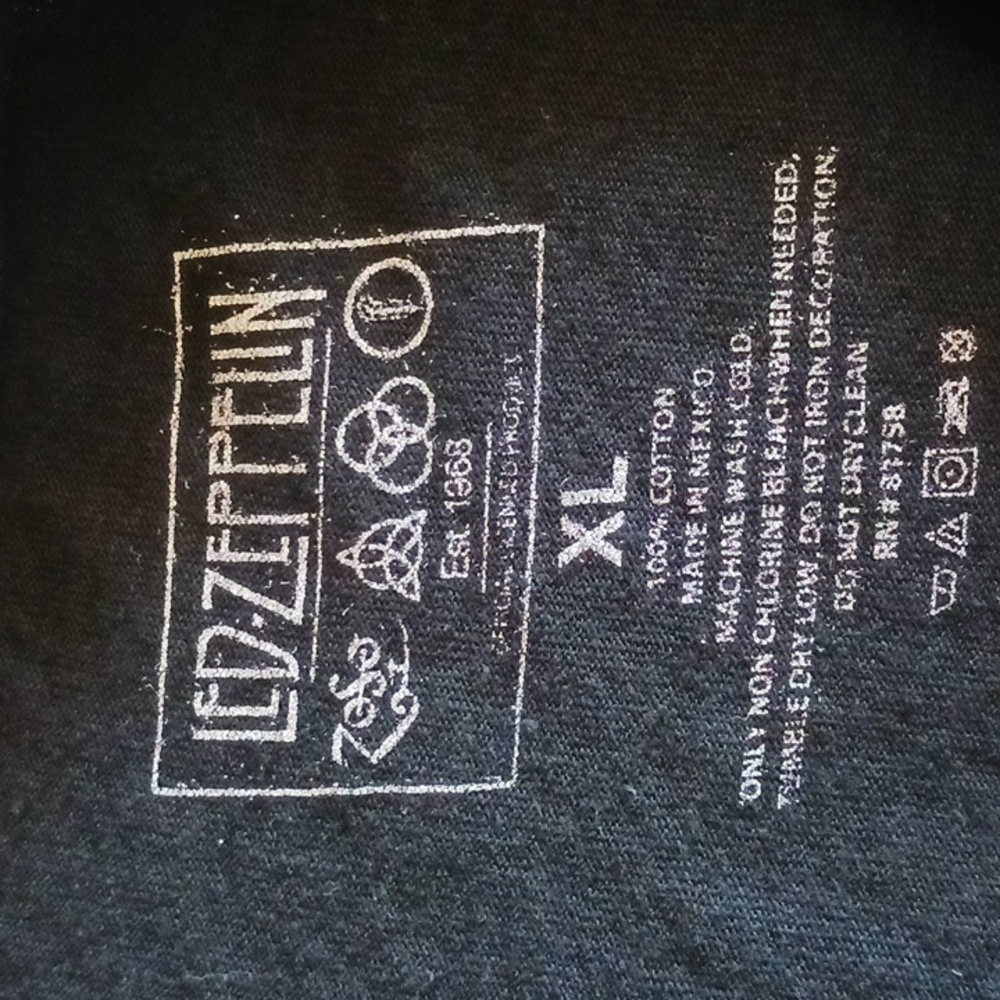 Led Zeppelin band tee size XL - Picture 5 of 5